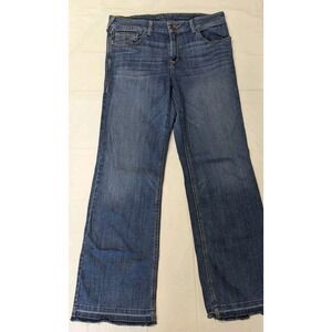 Ariat Denim Perfect Rise Trouser Blue Jeans Women's Size 32R.  (1478)